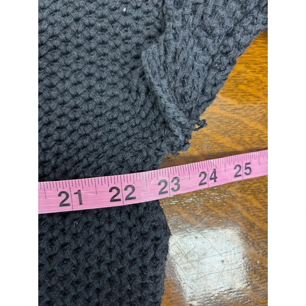 VTG The Limited Sweater Womens Large Black Chunky‎ Knit Boatneck Pullover Casual